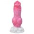 Różowy buldog - dildo 17cm dla odważnych!