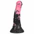 Bad Horse - Silikonowe dildo dla koni - 18 cm (czarno-różowe) 