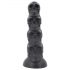 Toppedmonster - dildo czaszka - 22 cm (czarny)