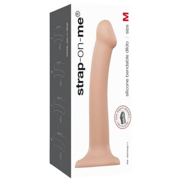 Strap-on-me M - dwuwarstwowy, realistyczny dildo - średni (naturalny) 