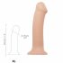 Strap-on-me XL - dwuwarstwowe, realistyczne dildo - bardzo duże (naturalne) 