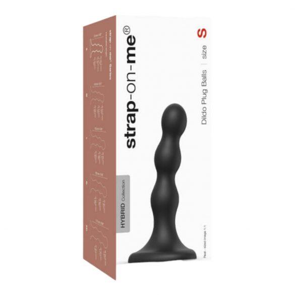 Strap-on-me Balls S - kuliste dildo z nóżkami (czarne) 