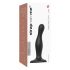 Strap-on-me Curvy S - faliste dildo ze stopką (czarne) 