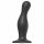 Strap-on-me Curvy L - faliste dildo ze stopką (czarne) 