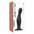 Strap-on-me Curvy L - faliste dildo ze stopką (czarne) 