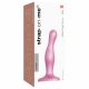 Strap-on-me Curvy S - faliste dildo ze stopką (różowe) 