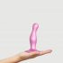 Strap-on-me Curvy S - faliste dildo ze stopką (różowe) 