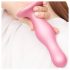 Strap-on-me Curvy S - faliste dildo ze stopką (różowe) 