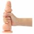 Strap-on-me S - dwuwarstwowe, realistyczne dildo ze stopami (naturalne) 