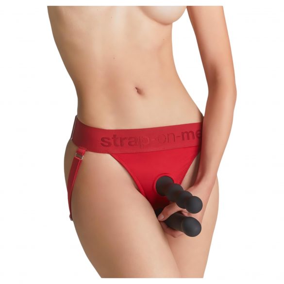 Strap-on-me - Dół do strap-on dildo - XS-XXL (czerwony) 