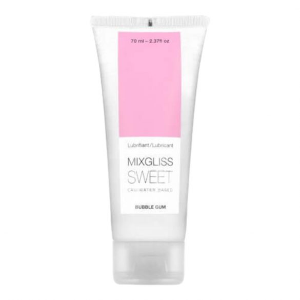 Mixgliss Sweet Bubble Gum - lubrykant na bazie wody - guma (70ml) 