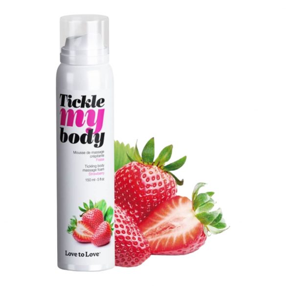 Tickle my body - pianka do masażu - truskawka (150ml) 