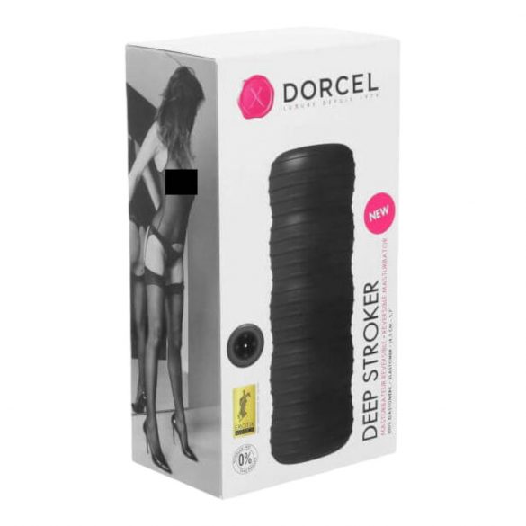 Dorcel Deep Stroker - masturbator dla mężczyzn (czarny) 