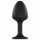 Dorcel Geisha Plug Diamond XL - dildo analne z białym kamieniem (czarny) 