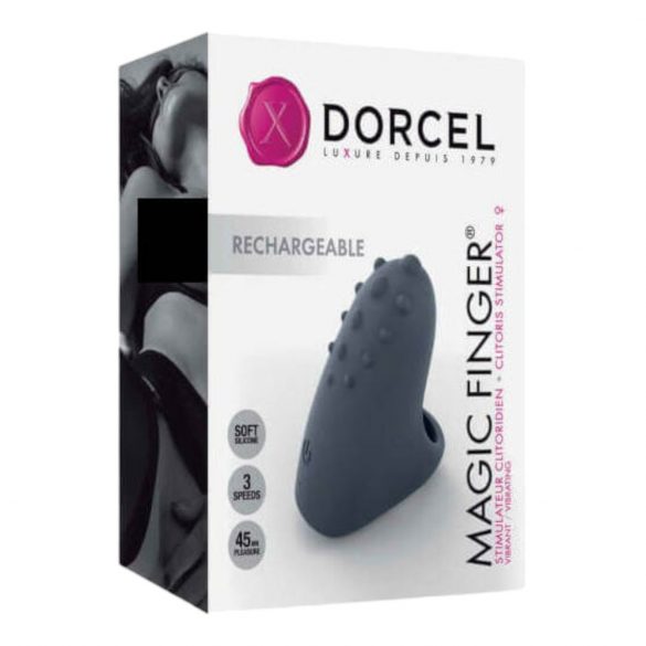 Dorcel Magic Finger - ładowalny wibrator na palec (szary) 