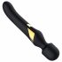 Dorcel Dual Orgasms Gold - akumulatorowy wibrator masujący 2 w 1 (czarny) 