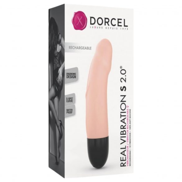 Dorcel Real Vibration S 2.0 - wibrator akumulatorowy (naturalny) 