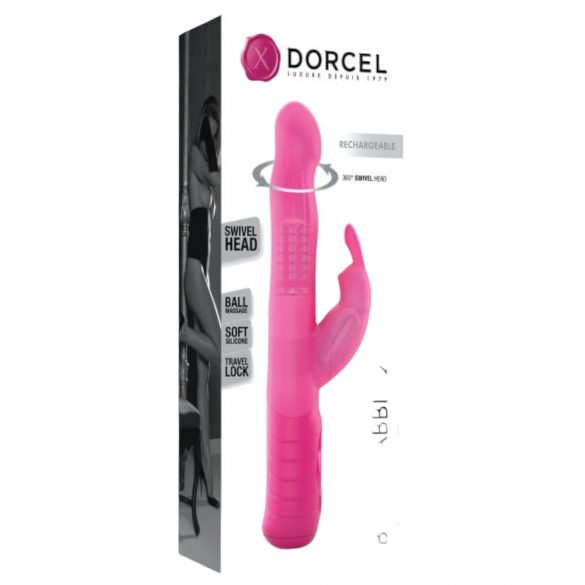 Dorcel Baby Rabbit 2.0 - akumulatorowy wibrator z różdżką (różowy) 