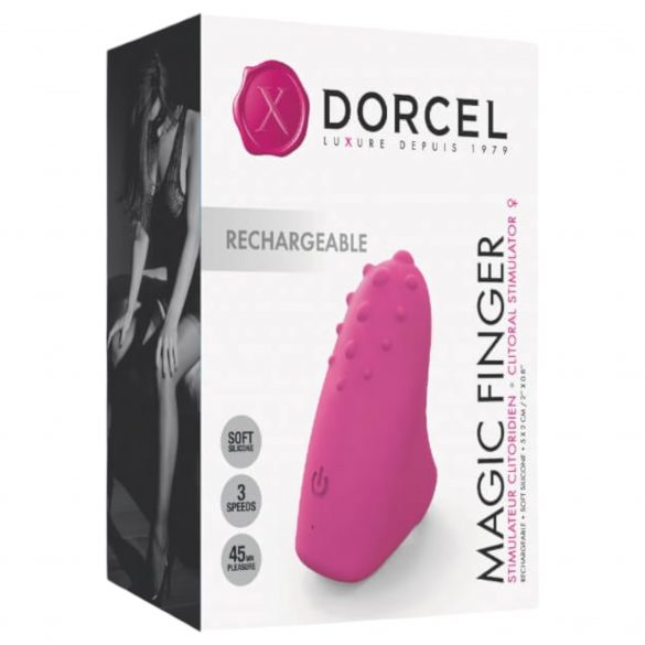 Dorcel Magic Finger - ładowalny wibrator na palec (różowy) 