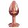 Dorcel Diamond Plug S - aluminiowy korek analny - mały (różowozłoty)