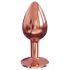 Dorcel Diamond Plug S - aluminiowy korek analny - mały (różowozłoty)