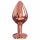 Dorcel Diamond Plug M - aluminiowy korek analny - średni (różowe złoto)