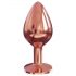 Dorcel Diamond Plug M - aluminiowy korek analny - średni (różowe złoto)