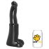 AnimHole Bull - dildo penis byka - 25 cm (czarny)