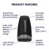 Satisfyer Men Heat Vibration - akumulatorowy wibrator termiczny (czarny)