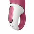 Satisfyer Petting Hippo - ładowalny, wodoodporny wibrator (magenta) 