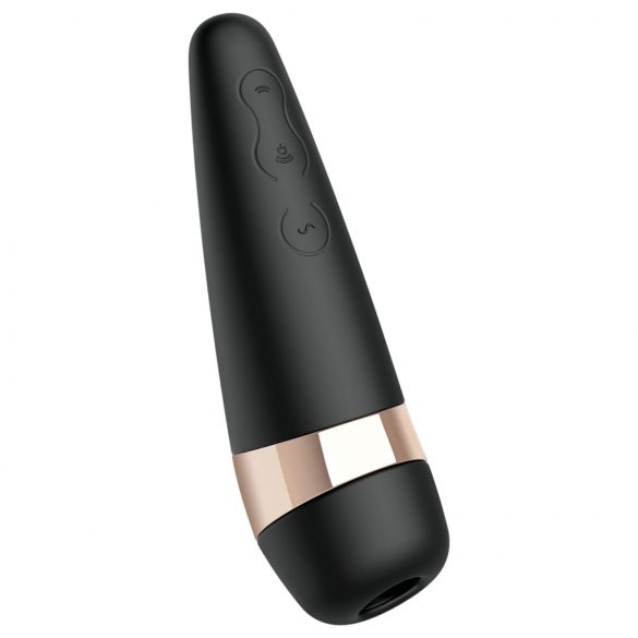 Satisfyer Pro 3+ - wodoodporny, ładowalny, czarny stymulator łechtaczki