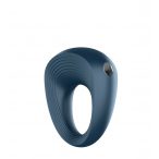   Satisfyer Power Ring - wodoodporny, ładowalny, wibrujący pierścień na penisa (szary)