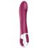 Satisfyer Big Heat - akumulatorowy, podgrzewany wibrator punktu G (czerwony)