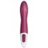 Satisfyer Big Heat - akumulatorowy, podgrzewany wibrator punktu G (czerwony)