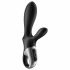 Satisfyer Heat Climax+ - inteligentny, rozgrzewający wibrator analny z dźwignią (czarny) 