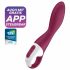 Satisfyer Heated Thrill - inteligentny podgrzewany wibrator z akumulatorem (czerwony) 