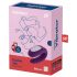 Satisfyer Double Joy - inteligentny, akumulatorowy, wodoodporny wibrator dla par (fioletowy)