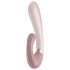 Satisfyer Heat Wave - inteligentny, rozgrzewający wibrator z ramieniem (beżowy)