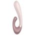 Satisfyer Heat Wave - inteligentny, grzewczy wibrator z ramieniem (beżowy)