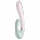 Satisfyer Heat Wave - inteligentny, rozgrzewający wibrator z dźwignią (miętowy) 