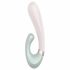 Satisfyer Heat Wave - inteligentny, rozgrzewający wibrator z dźwignią (miętowy) 