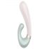 Satisfyer Heat Wave - inteligentny, podgrzewany wibrator z ramieniem (miętowy)