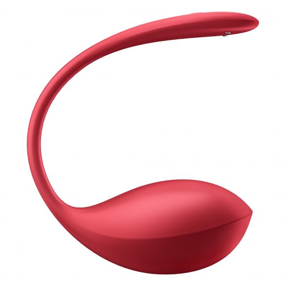 Satisfyer Shiny Petal - jajko wibrujące z pilotem (czerwone)