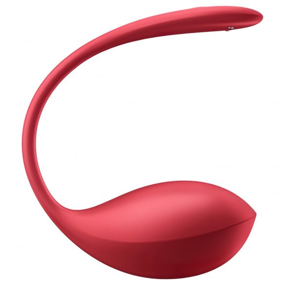 Satisfyer Shiny Petal - jajko wibrujące z pilotem (czerwone)