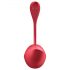 Satisfyer Shiny Petal - wibrujące jajeczko z pilotem (czerwone)