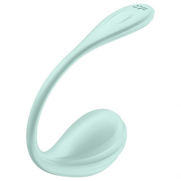 Satisfyer Smooth Petal - inteligentne wibrujące jajko (zielone) 