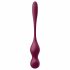 Satisfyer Love Birds Vary - inteligentna, zmienna kulka gejszy (bordowa)