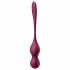 Satisfyer Love Birds Vary - inteligentna, zmienna kulka gejszy (bordowa)