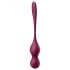 Satisfyer Love Birds Vary - inteligentne, wymienne kulki gejszy (bordowy)