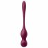 Satisfyer Love Birds Vary - inteligentna, zmienna kulka gejszy (bordowa)